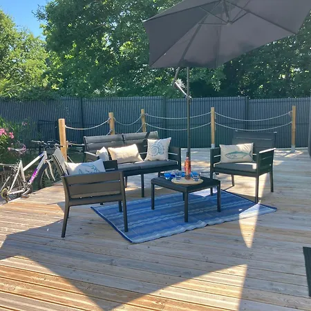 Loft En Bois Avec Terrasse Et Velos A La Turballe Dom wakacyjny *